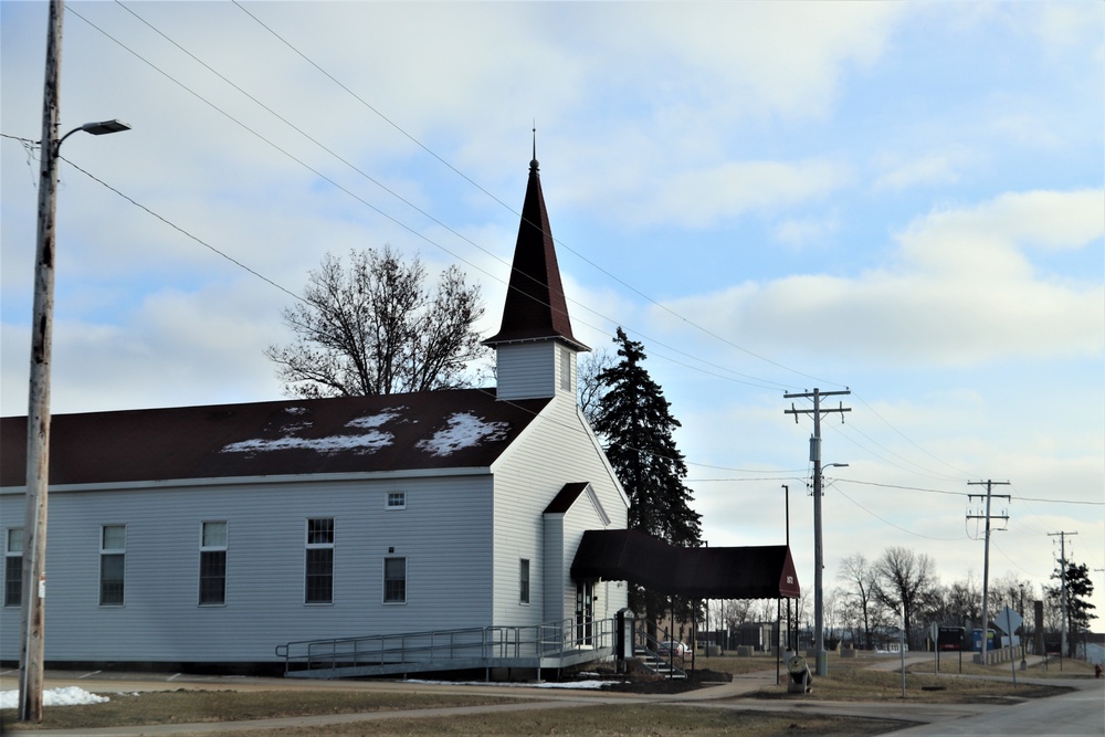 Chapel buildings at Fort McCoy