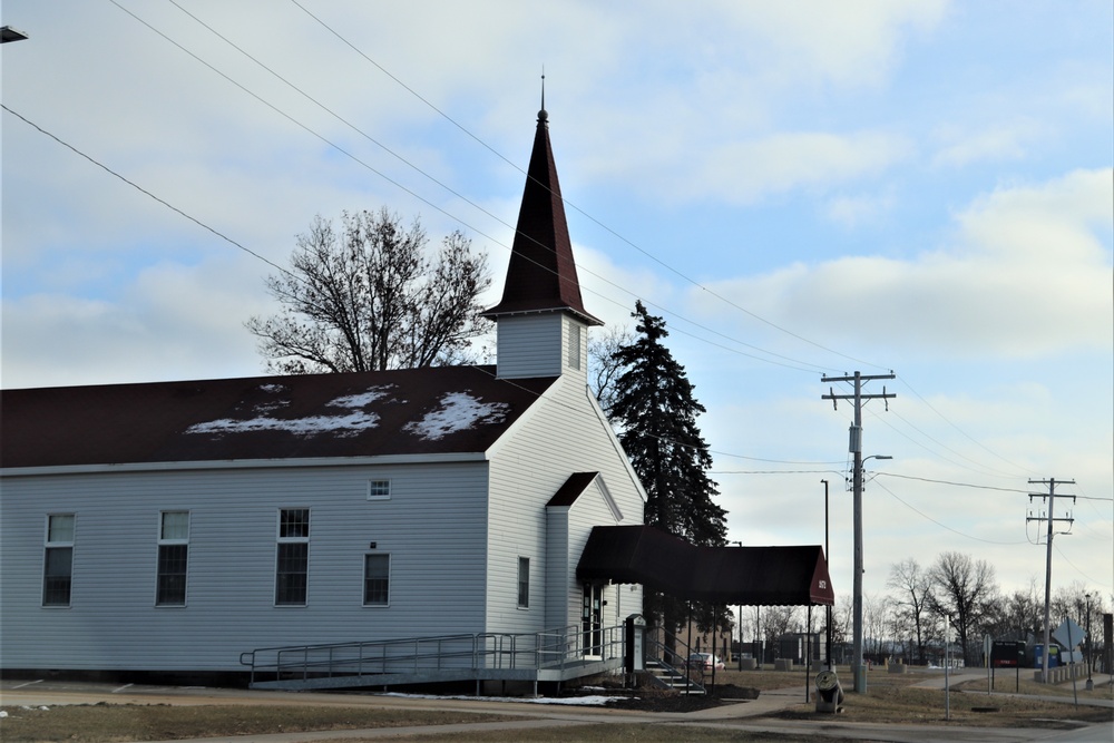 Chapel buildings at Fort McCoy