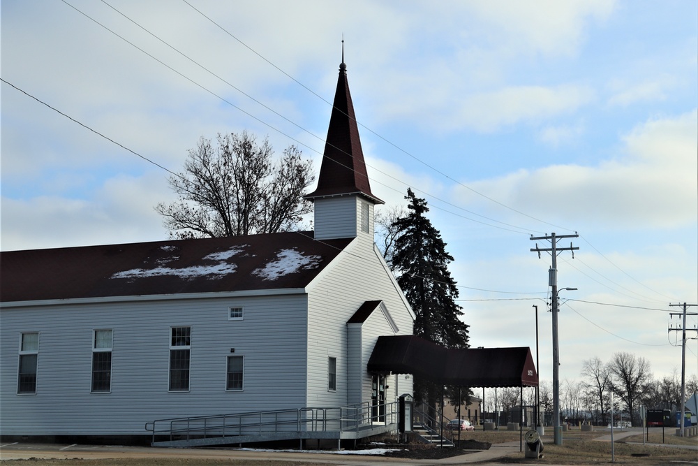 Chapel buildings at Fort McCoy