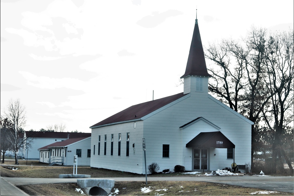 Chapel buildings at Fort McCoy