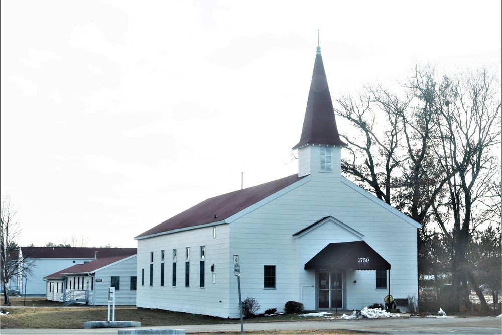 Chapel buildings at Fort McCoy