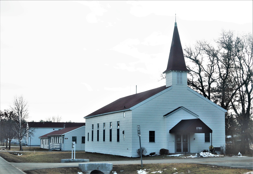 Chapel buildings at Fort McCoy