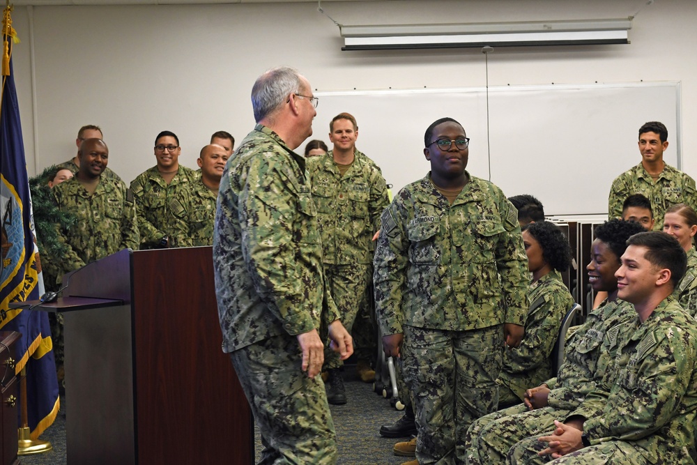 Rear Adm. Bruce Gillingham Shares His Priorities with Navy Medical Readiness Training Command Pearl Harbor Sailors