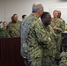 Rear Adm. Bruce Gillingham, Navy Surgeon General, shares his priorities with Navy Medical Readiness Training Command Pearl Harbor during his visit