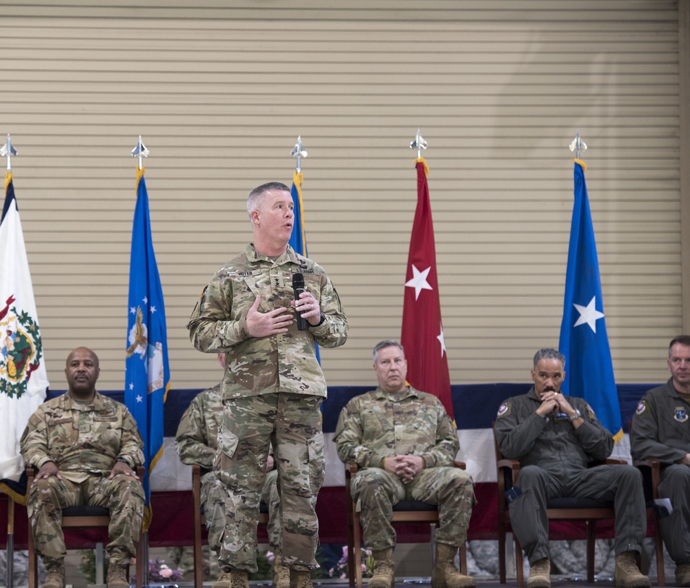 Timko assumes command of the 167th Airlift Wing