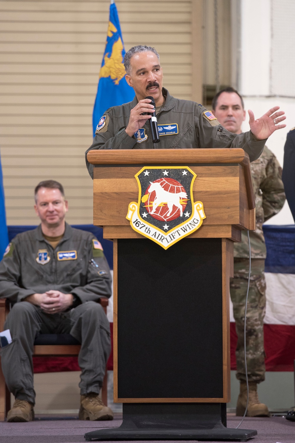 Timko assumes command of the 167th Airlift Wing