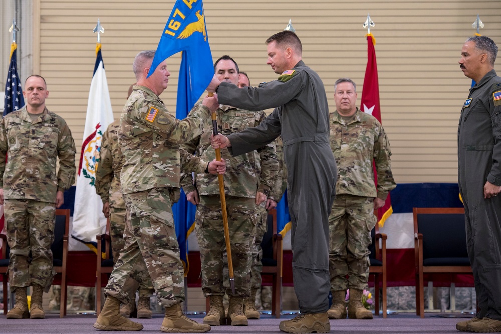 Timko assumes command of the 167th Airlift Wing