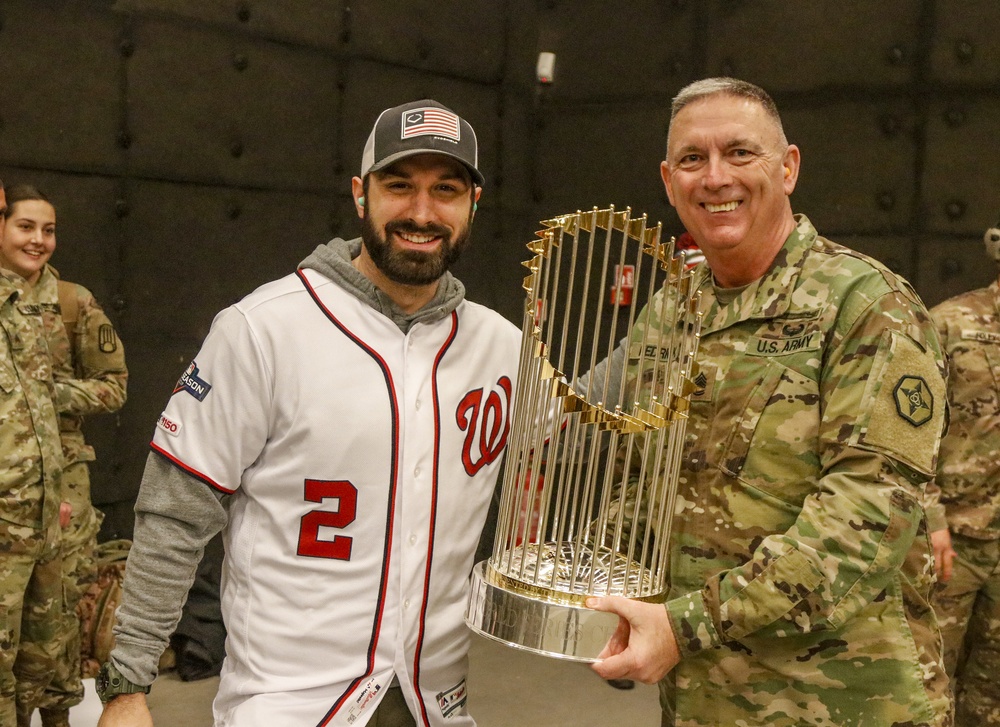 CSM and the trophy