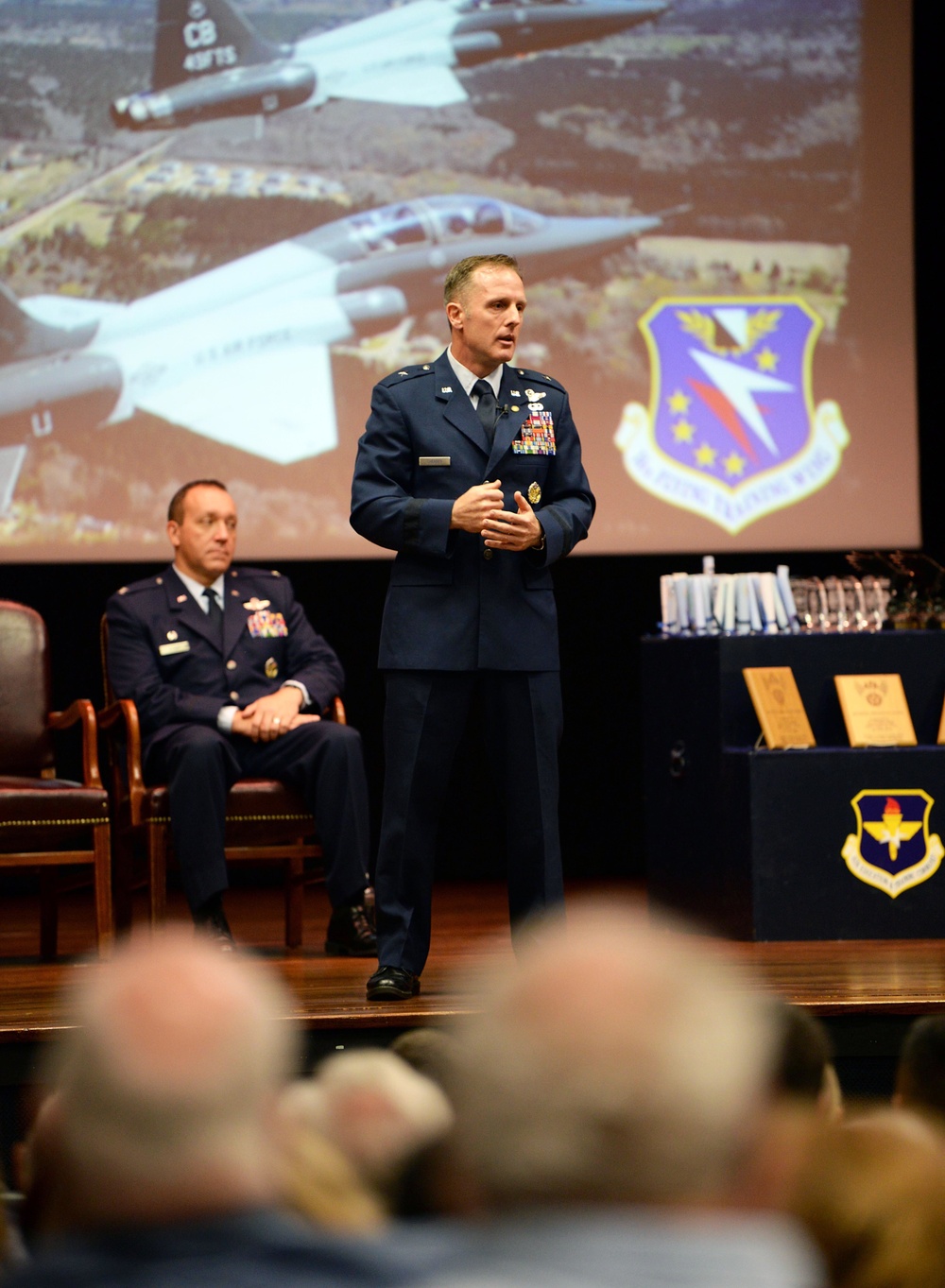 Retired brigadier general encourages SUPT Class 19-17/18 graduates