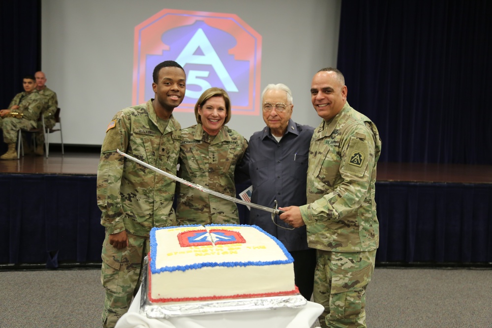 U.S. Army North (Fifth Army) celebrates 77 years with celebration, streamer ceremony