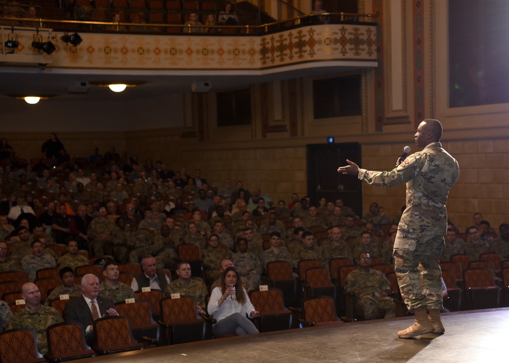 Col. Nazario unveils ‘The Goodfellow Way’ at transparent Commander’s Call