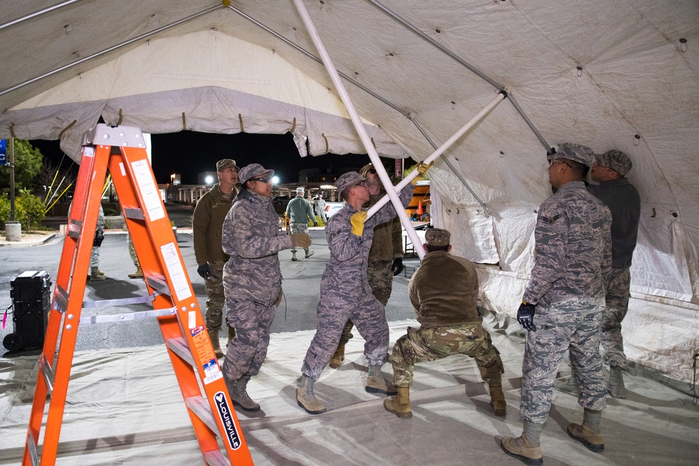 152 AW CERF-P Team constructs triage structure in support of Operation Silver Phalanx