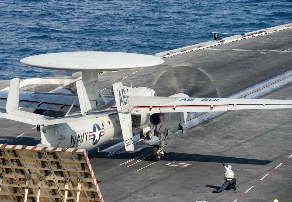 USS Harry S. Truman (CVN 75) transits the Arabian Sea