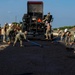 U.S. Navy Seabees with NMCB-5 lay asphalt on board Marine Corps Air Station Futenma