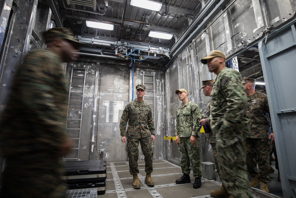 1st Marine Division visits the Naval Base San Diego
