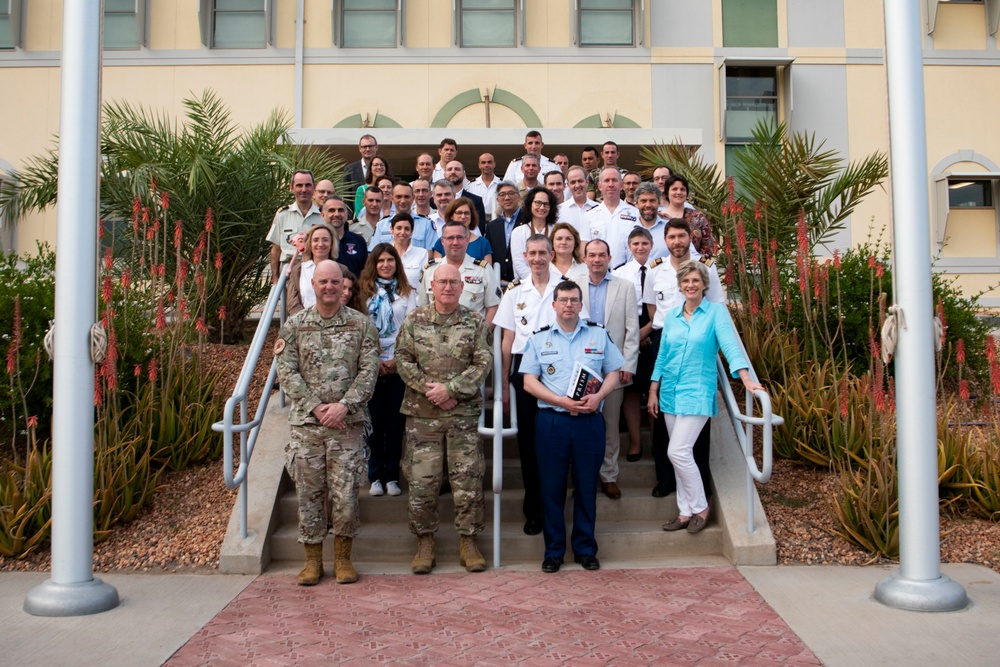 French Forces Djibouti visit Camp Lemonnier