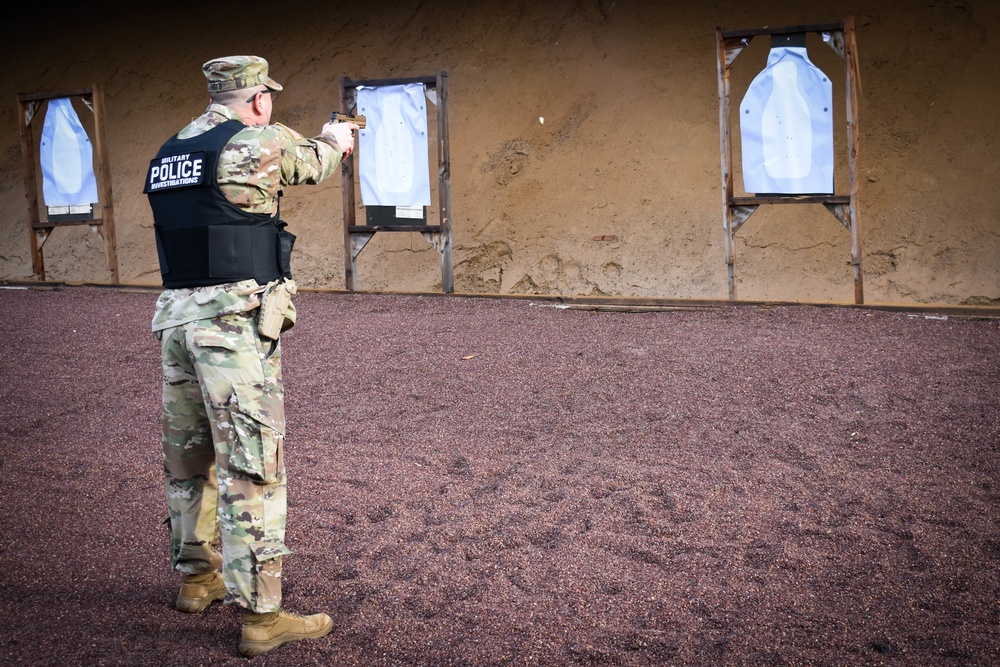 USAG Ansbach military police train and qualify with the new Modular Handgun System