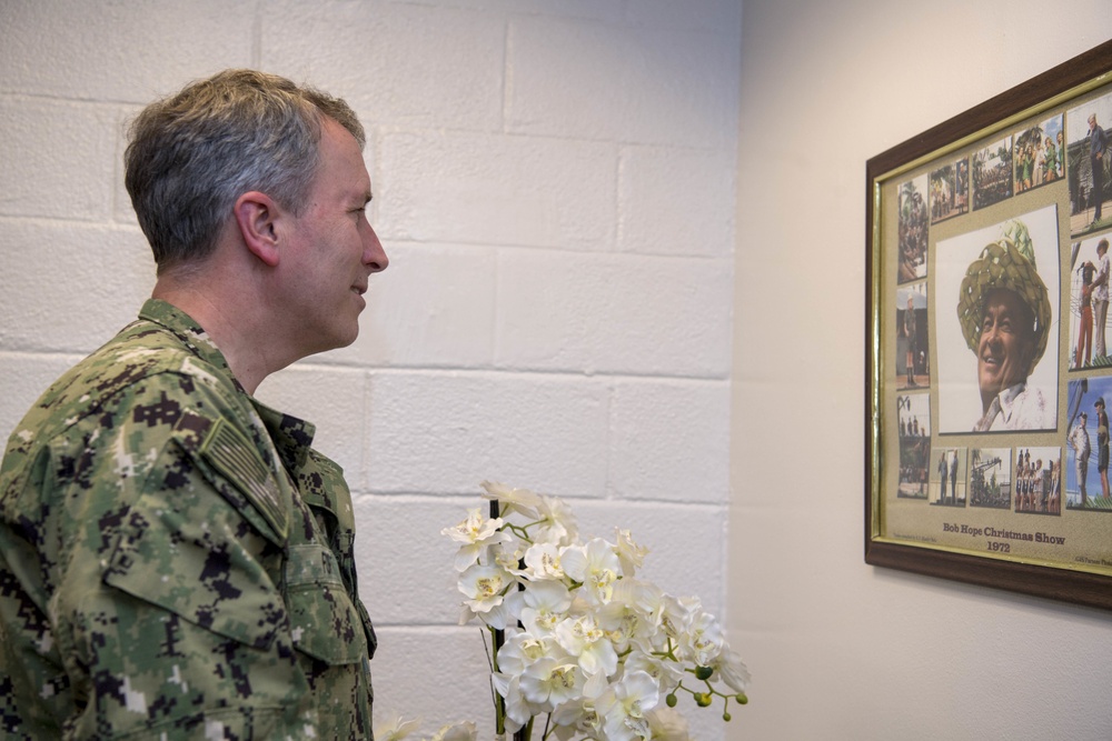 Rear Adm. Brian P. Fort Visits Diego Garcia