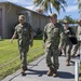 Rear Adm. Brian P. Fort Visits Diego Garcia