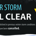 Winter Storm Condition Clear