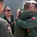 181st OG and Chilean AF Members Embrace After Joint Flight During Mobility Guardian 2019