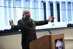 Sheffield brings power to his 'I Have a Dream' reenactment at NSWC PHD