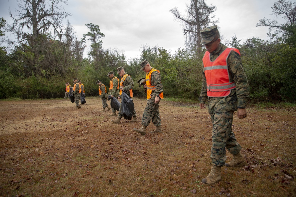 Marine Corps Combat Service Support Schools' Operation Clean Sweep