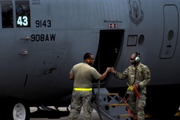908th uses Weather Evacuation as a Training Opportunity