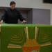 Religious Program Specialist Sets Up for Cathloic Mass