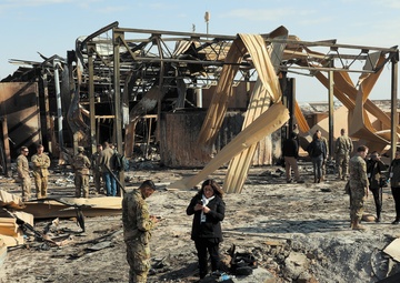 Ballistic missile attack brings an unprecedented amount of media to Al-Asad Airbase