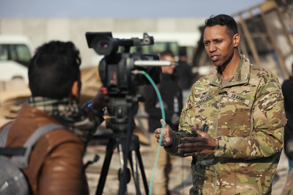Ballistic missile attack brings an unprecedented amount of media to Al-Asad Airbase