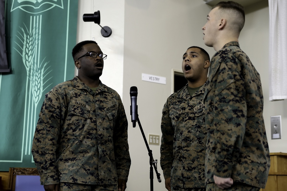 Remembering Dr. King | Marines with 3rd MLG hold a Commemorative Service for Dr. Martin Luther King Jr.