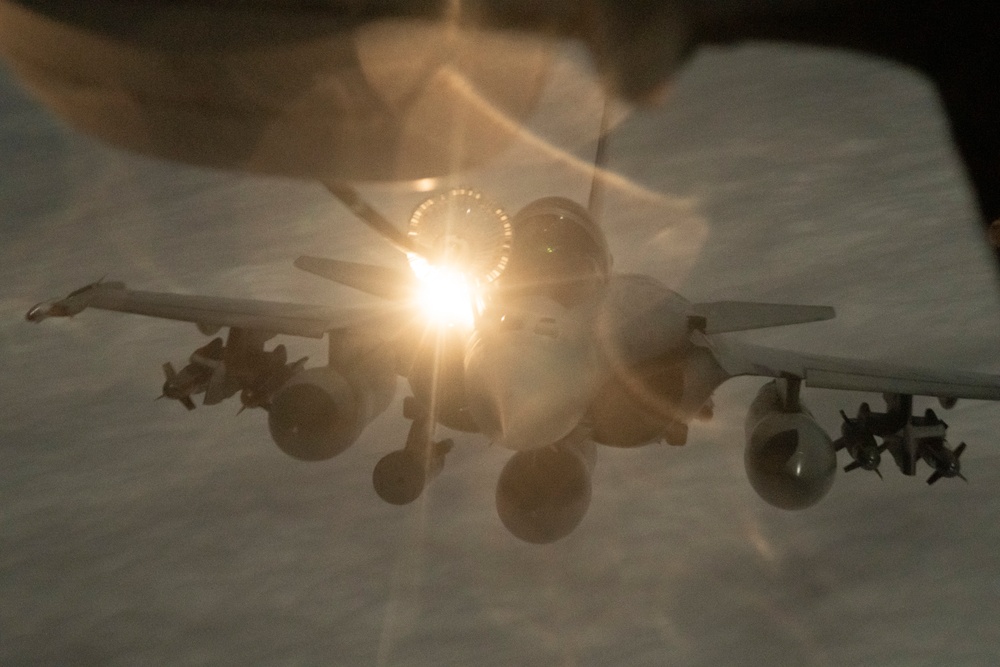 380th AEW refuels French Rafale over Iraq