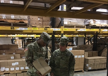 Food inspectors from Veterinary Branch Kaiserslautern demonstrate selfless duty
