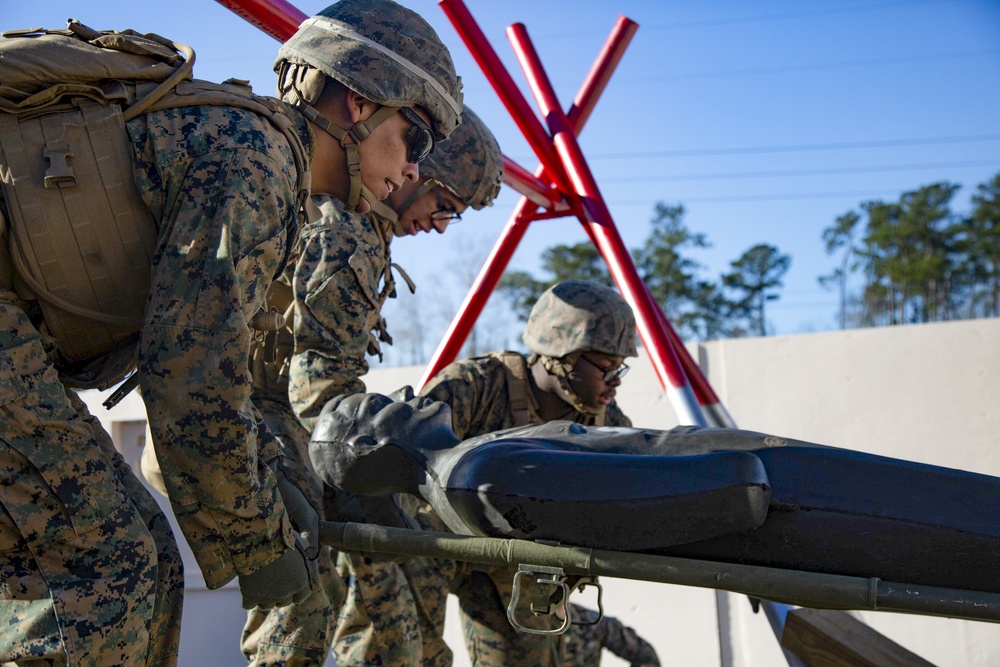 2nd AA Bn becomes first unit to negotiate Camp Lejeune’s new Leadership Reaction Course