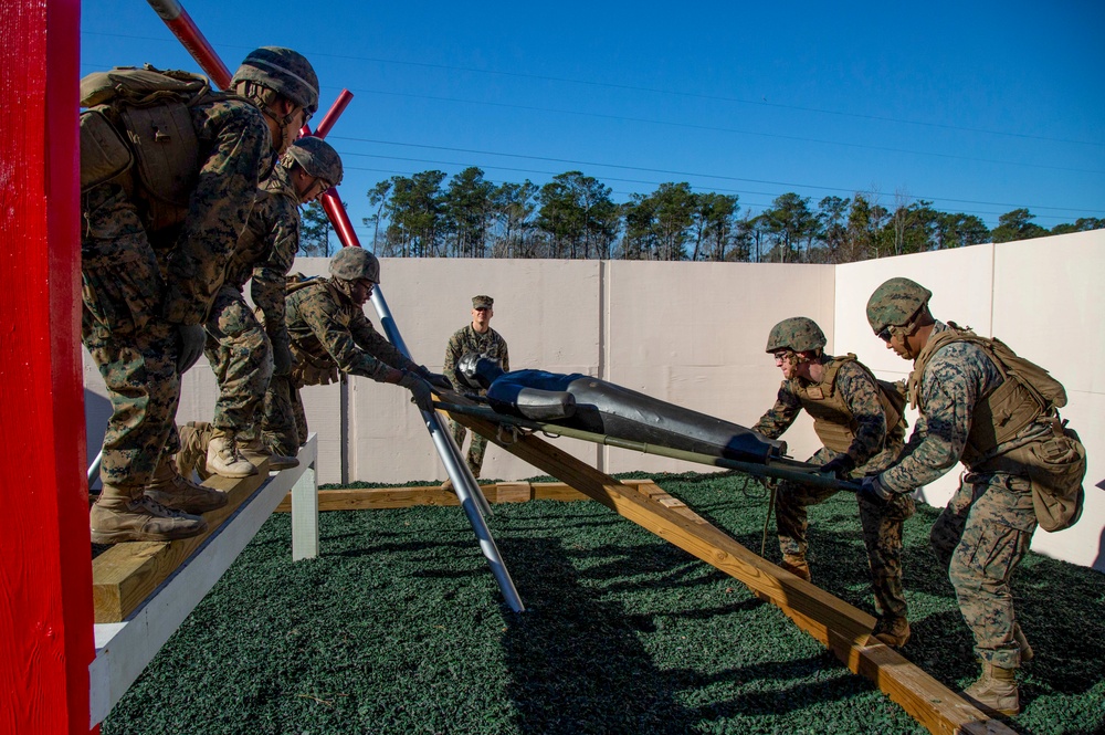 2nd AA Bn becomes first unit to negotiate Camp Lejeune’s new Leadership Reaction Course