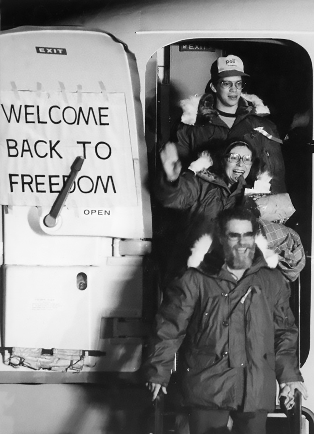 The Iranian hostages arrive in Wiesbaden, 38 years ago