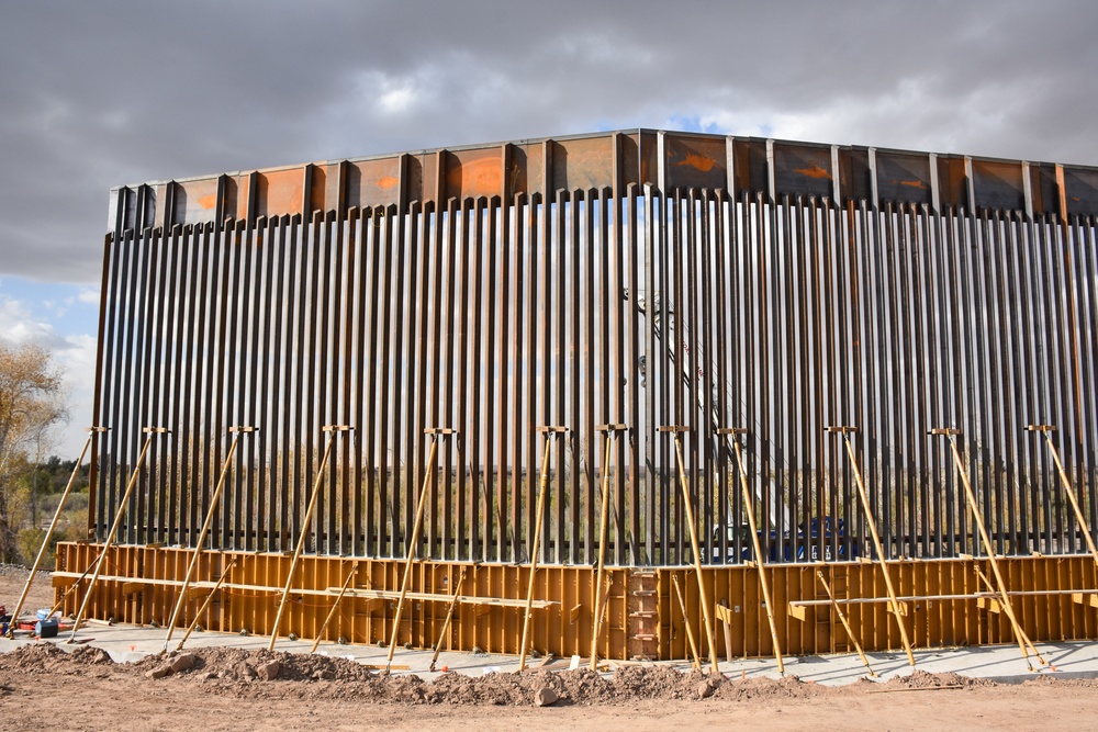 Border District Yuma 1 ongoing construction efforts