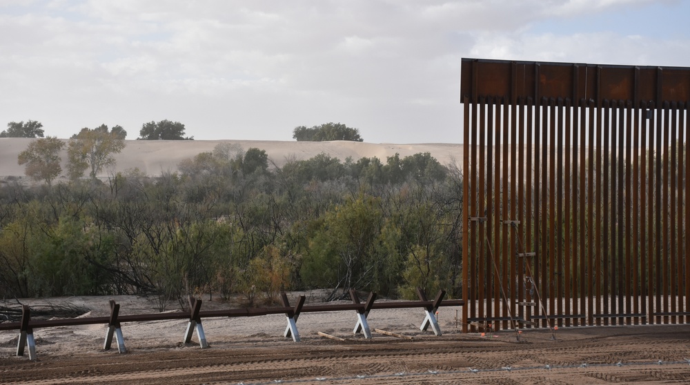 Border District Yuma 1 ongoing construction efforts