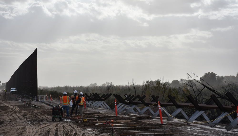 Border District Yuma 1 ongoing construction efforts