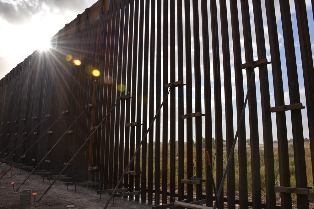 Border District Yuma 1 ongoing construction efforts