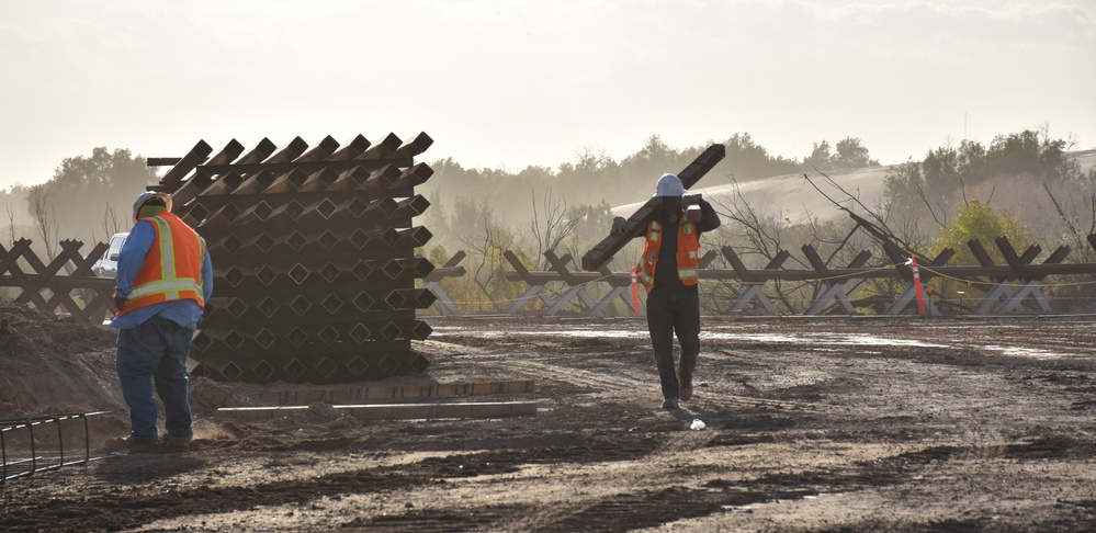 Border District Yuma 1 ongoing construction efforts