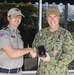 Rear Adm. Brian P. Fort Visits Diego Garcia