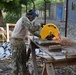 U.S. Navy Seabees deployed with NMCB-5’s Detail Timor-Leste construct a STEM laboratory in Liquica, Timor-Leste