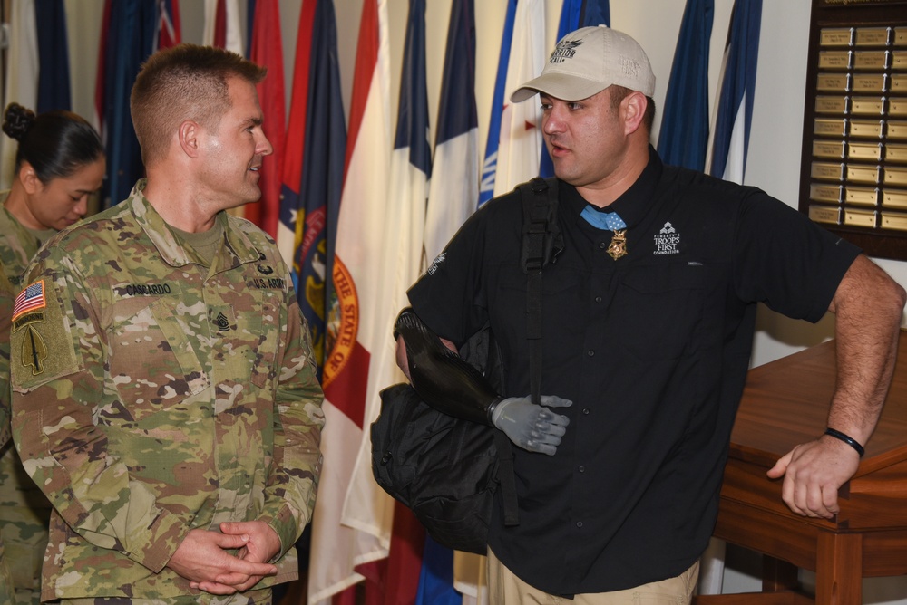 Combat Veterans visit 7th ATC