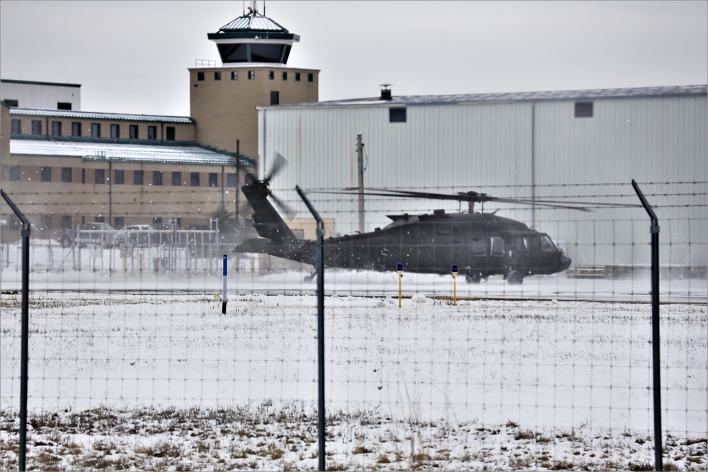 UH-60 Black Hawk training operations at Fort McCoy