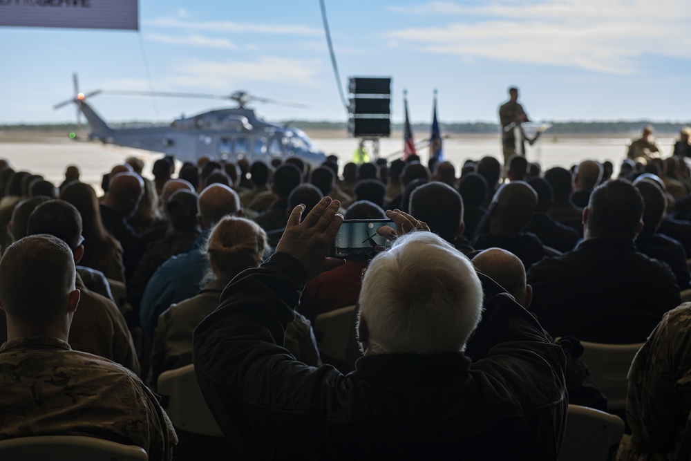 MH-139A Grey Wolf Naming Ceremony