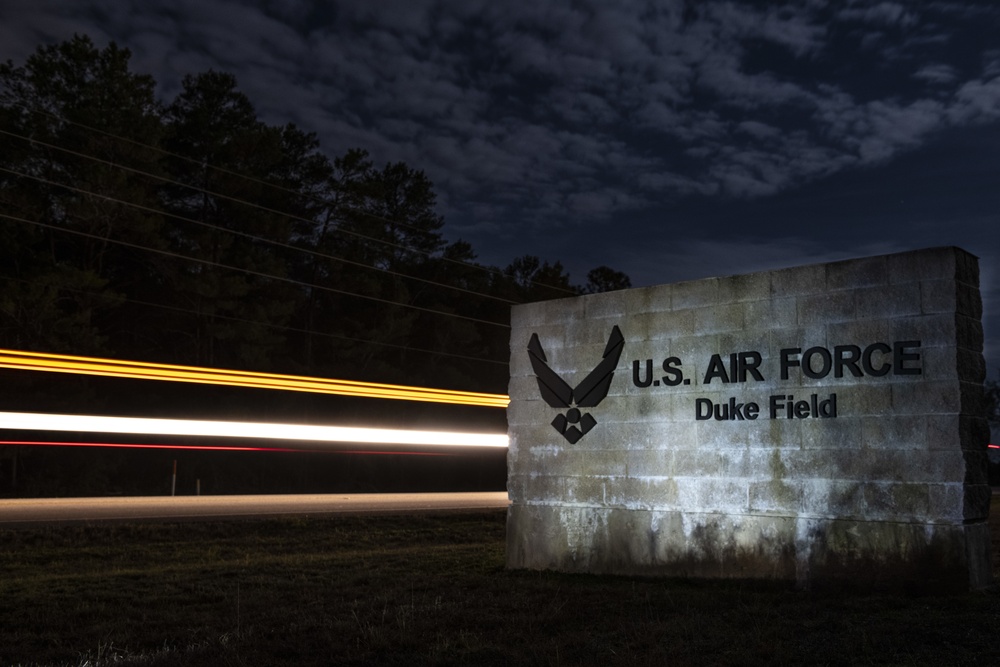 Duke Field Entrance Sign