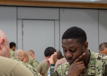 VP-5 Sailors take advancement exam