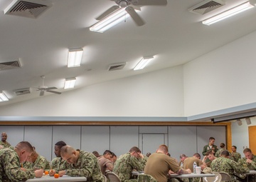 VP-5 Sailors take advancement exam